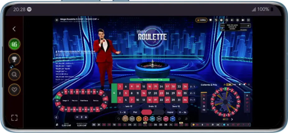 Legiano App ruleta movil