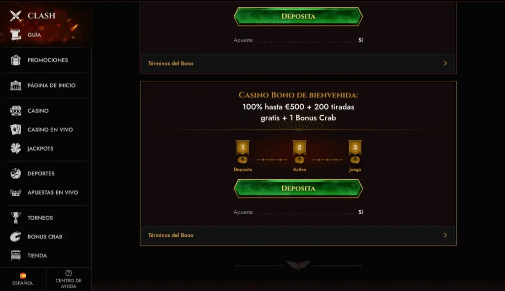 Legiano bono de bienvenida